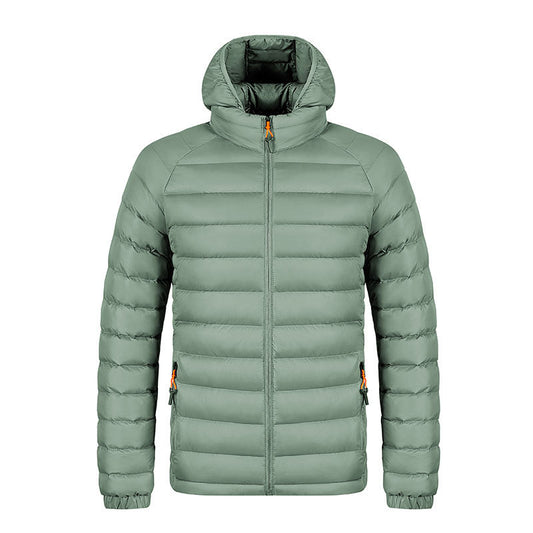 Urban Gents | Hooded Striped Cotton Padded Jacket