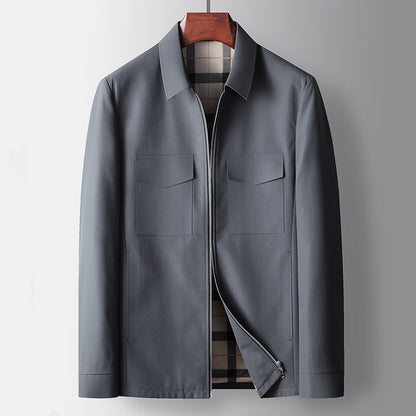 Urban Gents | Cargo Lapel Zip Jacket