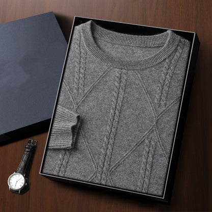 Urban Gents | Diamond Lattice Cashmere Sweater