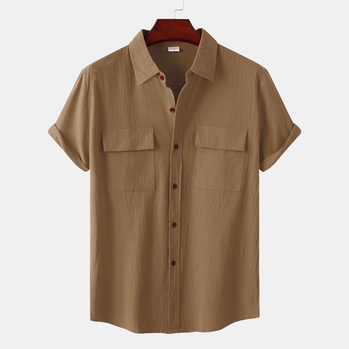 Urban Gents | Relaxed Linen Short Sleeve Shirt