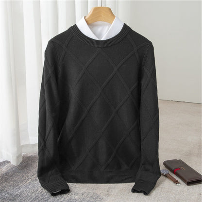 Classic Wool-Blend Crewneck Sweater