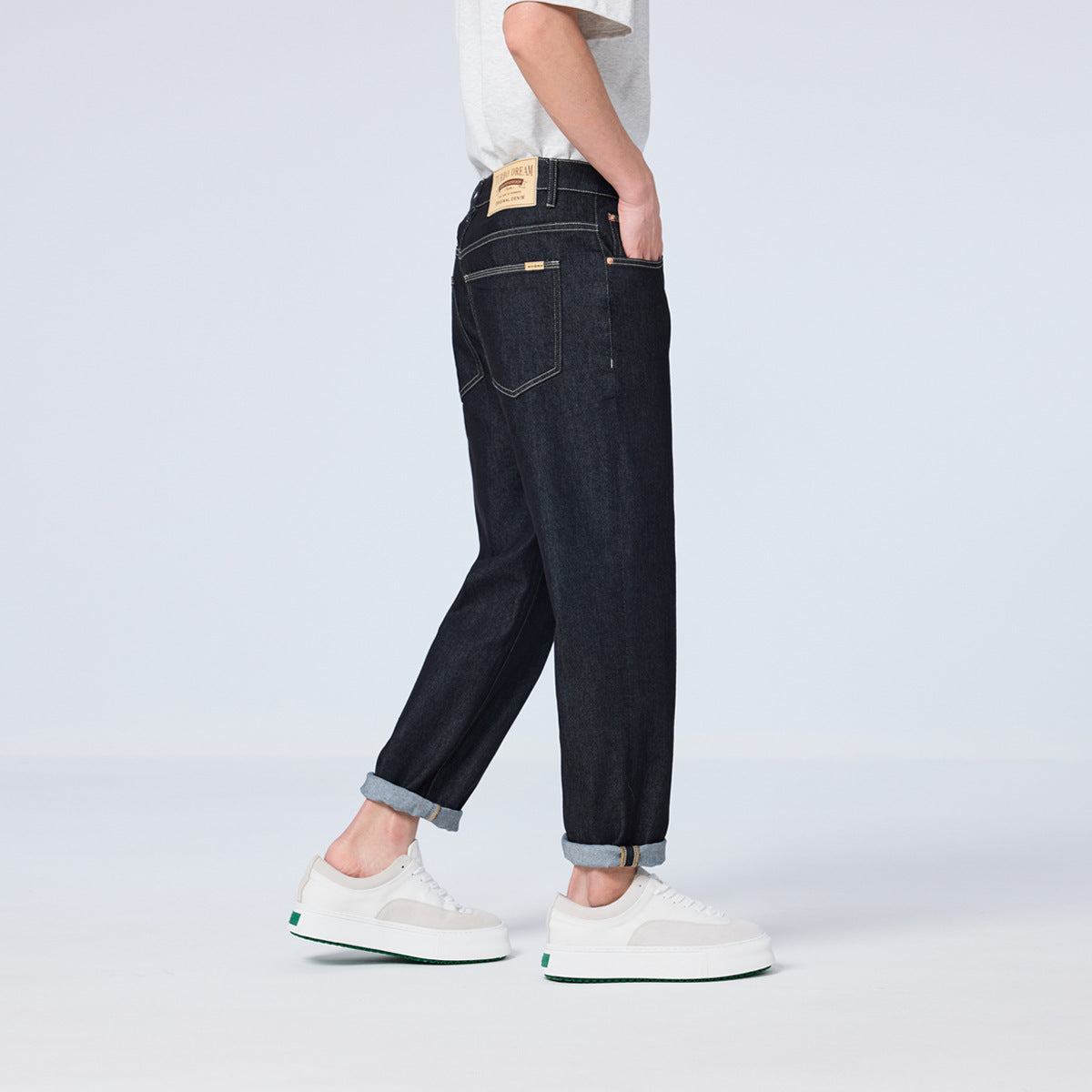 Urban Gents | Loose Straight Cropped Jeans