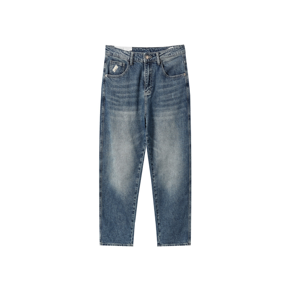 Urban Gents | Straight-Leg Washed Jeans