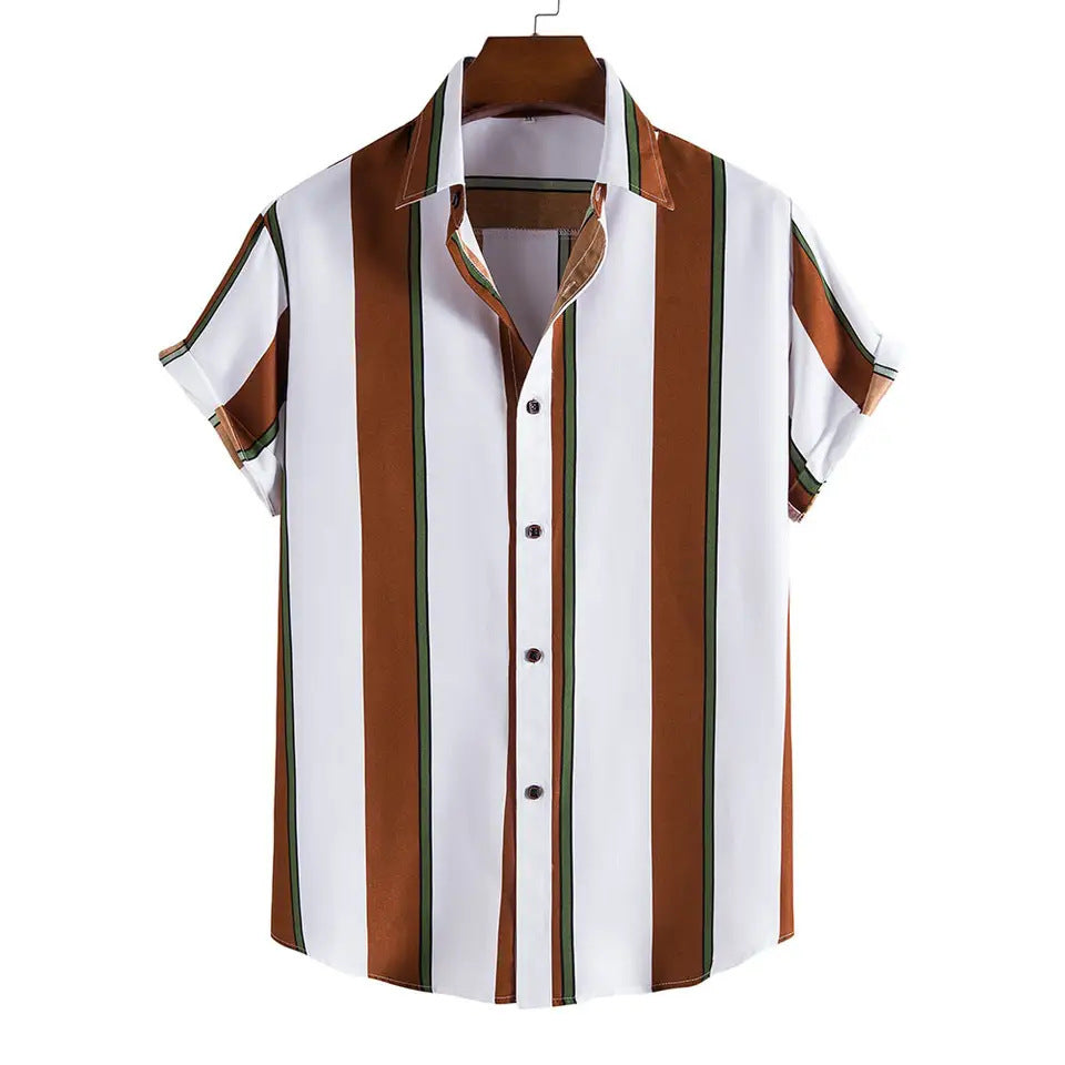 Men's Casual Striped Shirt