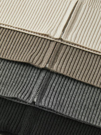 Urban Gents Knit Zip-Collar Sweater