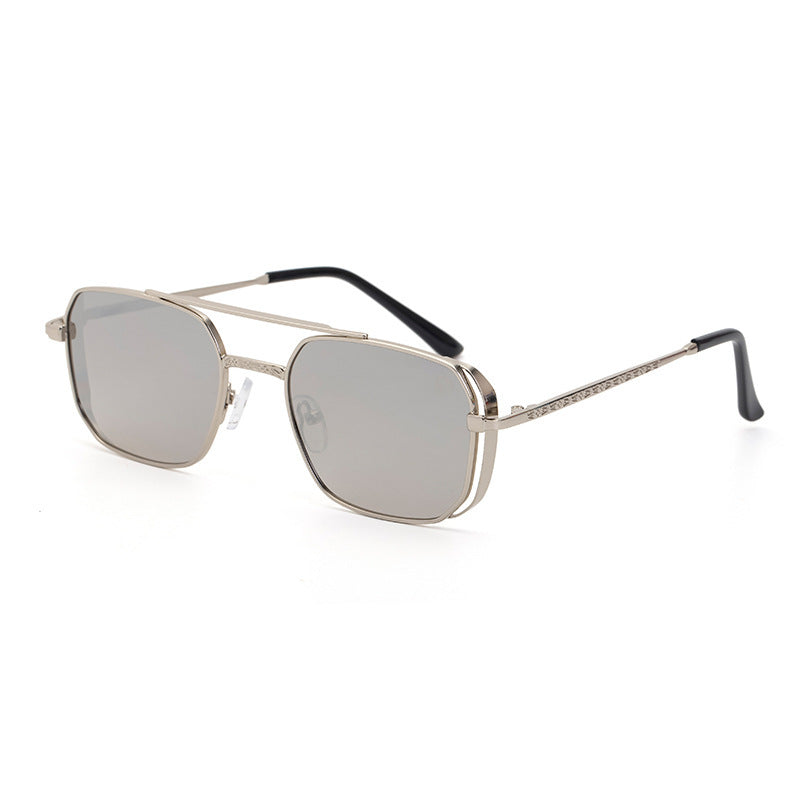 Square steampunk sunglasses