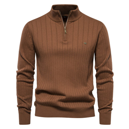 Slim Fit Half Zip Sweater