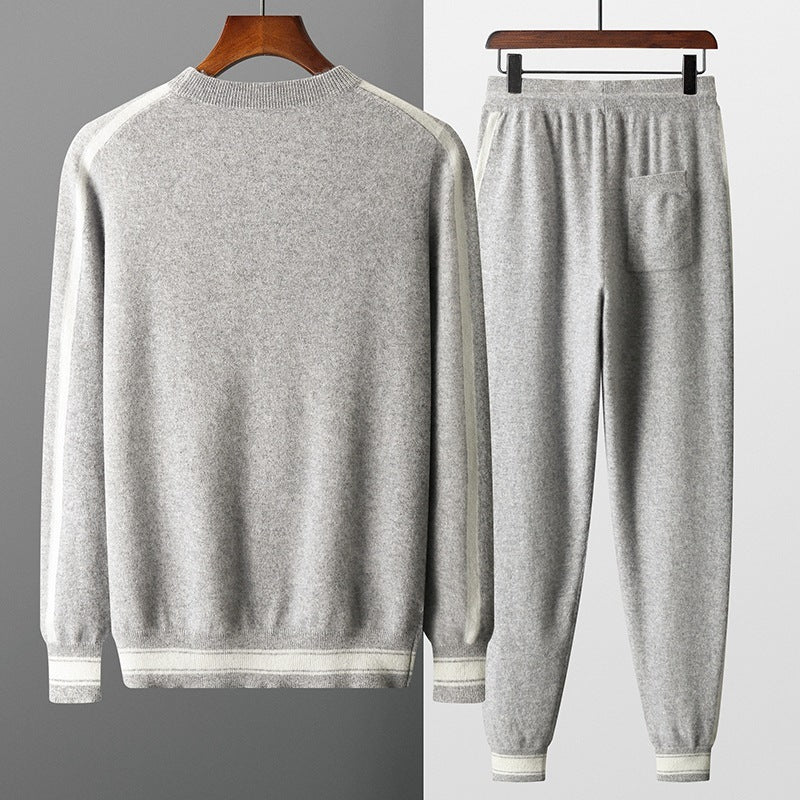 Urban Gents | Men's Cashmere Tracksuit – Round Neck
