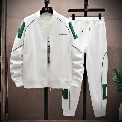 Embroidered Casual Sports Set