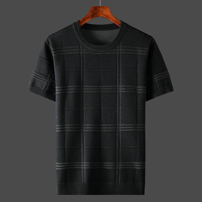 Urban Gents | Short sleeve knit sweater