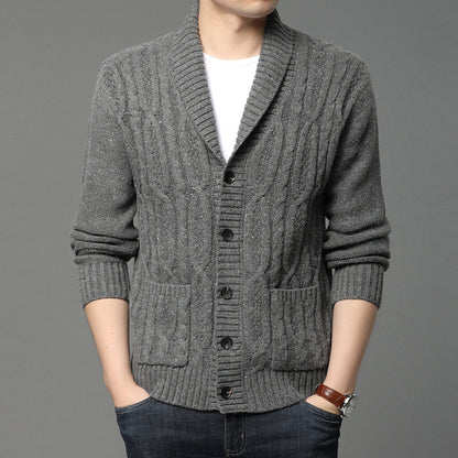 Urban Gents | Knitted jacquard jacket