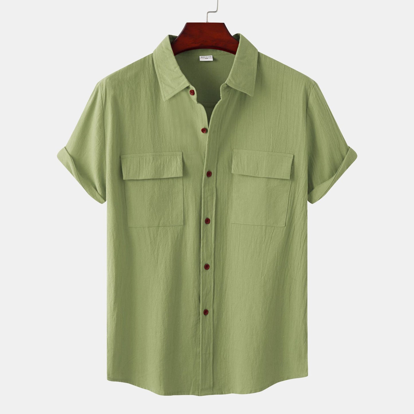 Urban Gents | Relaxed Linen Short Sleeve Shirt