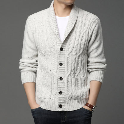 Urban Gents | Knitted jacquard jacket